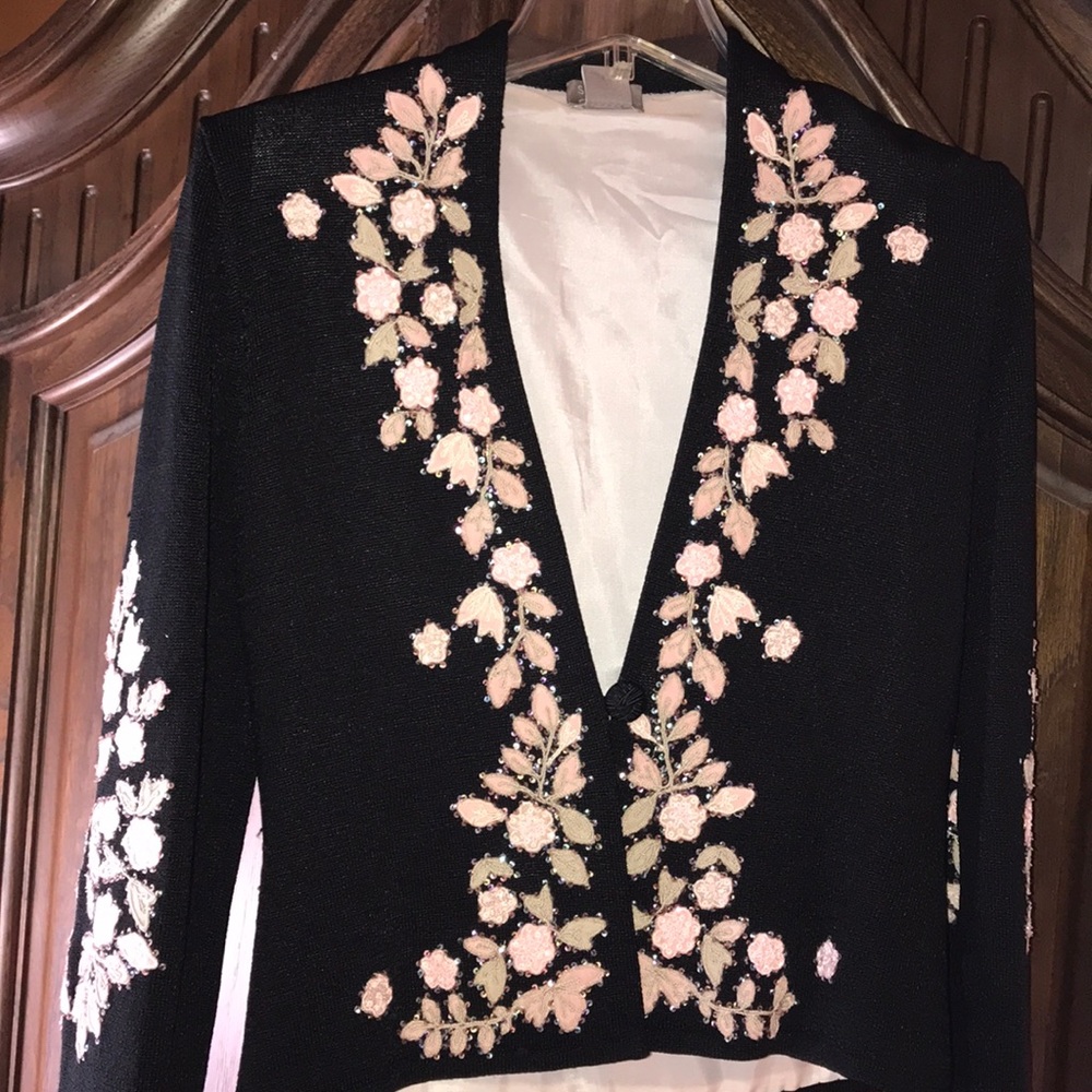 Sigrid Olsen Embellished jacket/ sweater PS
